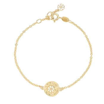 Lund Copenhagen Armband Margerite 24 kt. Vergoldet Silber**